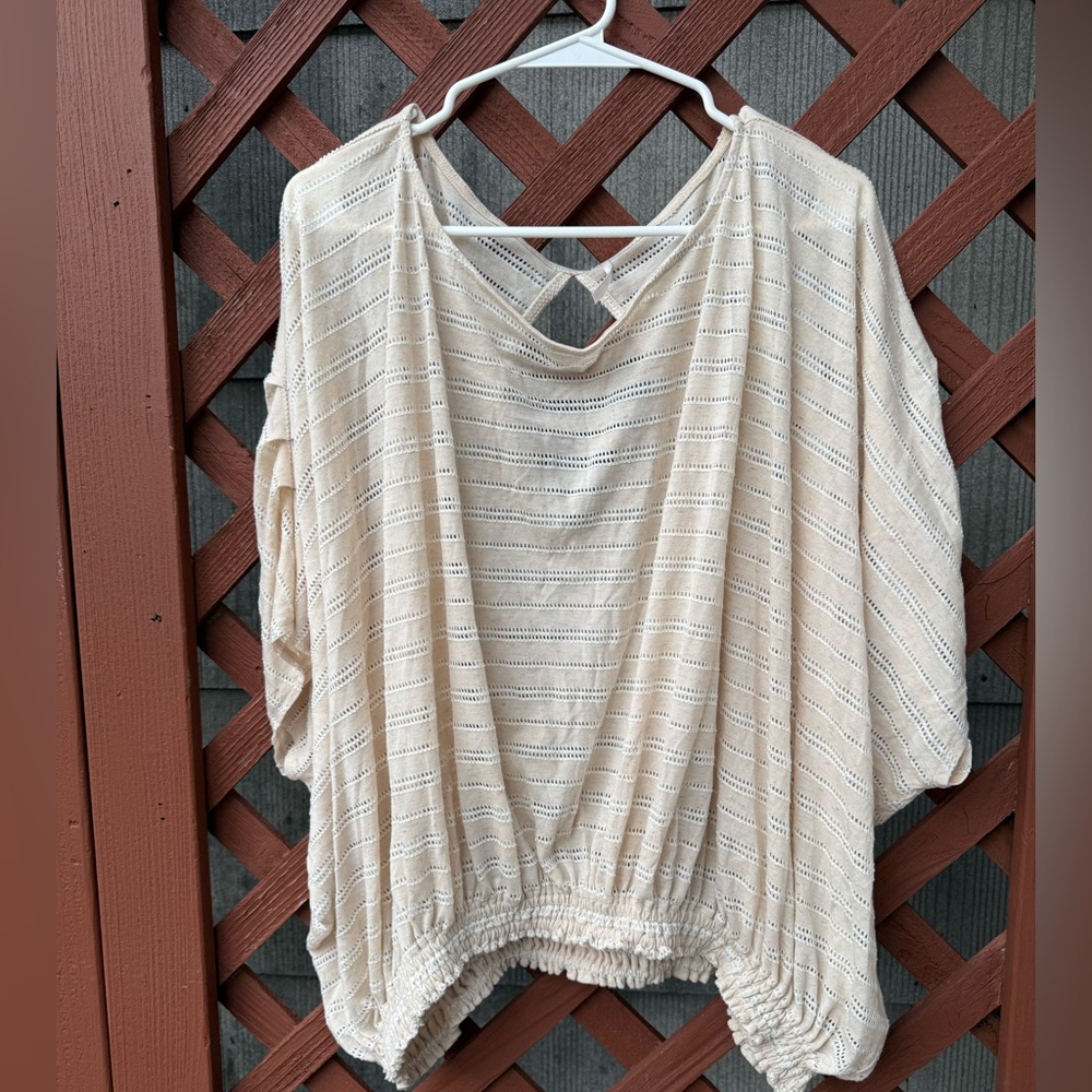 Cream Blouse